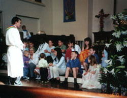 Pastor Joe with children.