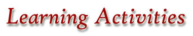 Learning Activities