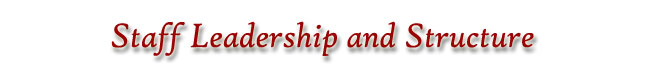 Staff Leadership & Structure